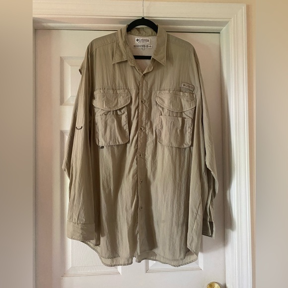 Columbia men’s long sleeve button down shirt size XXL - Picture 1 of 4